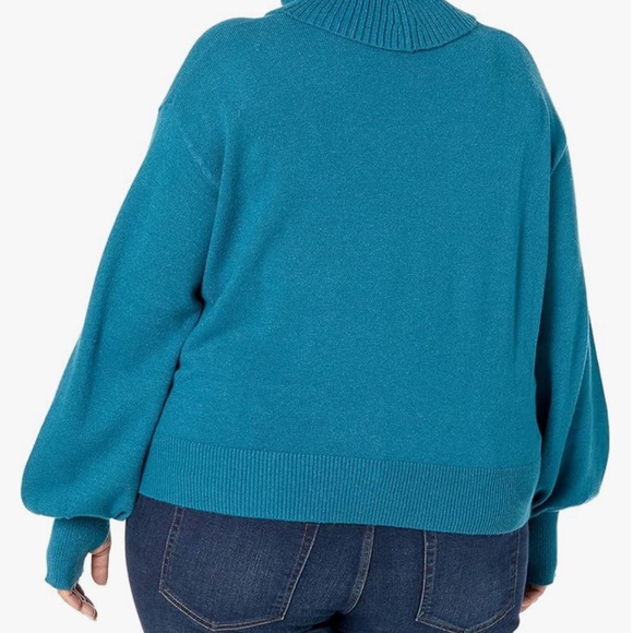 Lucyswhims The Drop side button cowl neck sweater 4x NEW - Picture 2 of 6